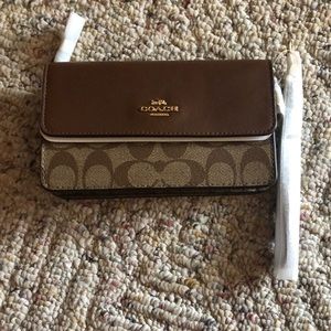 Coach Fold over Wristlet